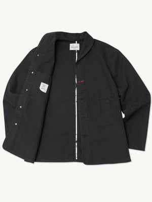 Imperfects  Obsidian Shepherds Shirt in Craft Canvas