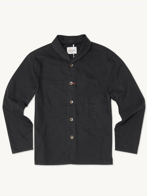 Imperfects  Obsidian Shepherds Shirt in Craft Canvas