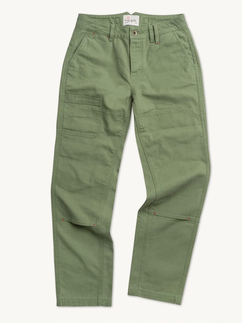 Imperfects Olive Courier Pant OG Fit in Craft Canvas