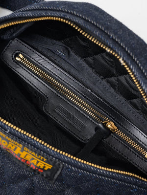 Iron Heart Denim 25oz Selvedge Denim Waist Bag - Indigo