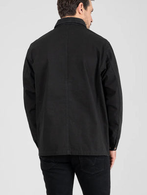 Iron Heart Denim Black IHJ-148-BRN 10oz Kurashikizome® Organic Cotton Duck Chore Jacket (Copy)