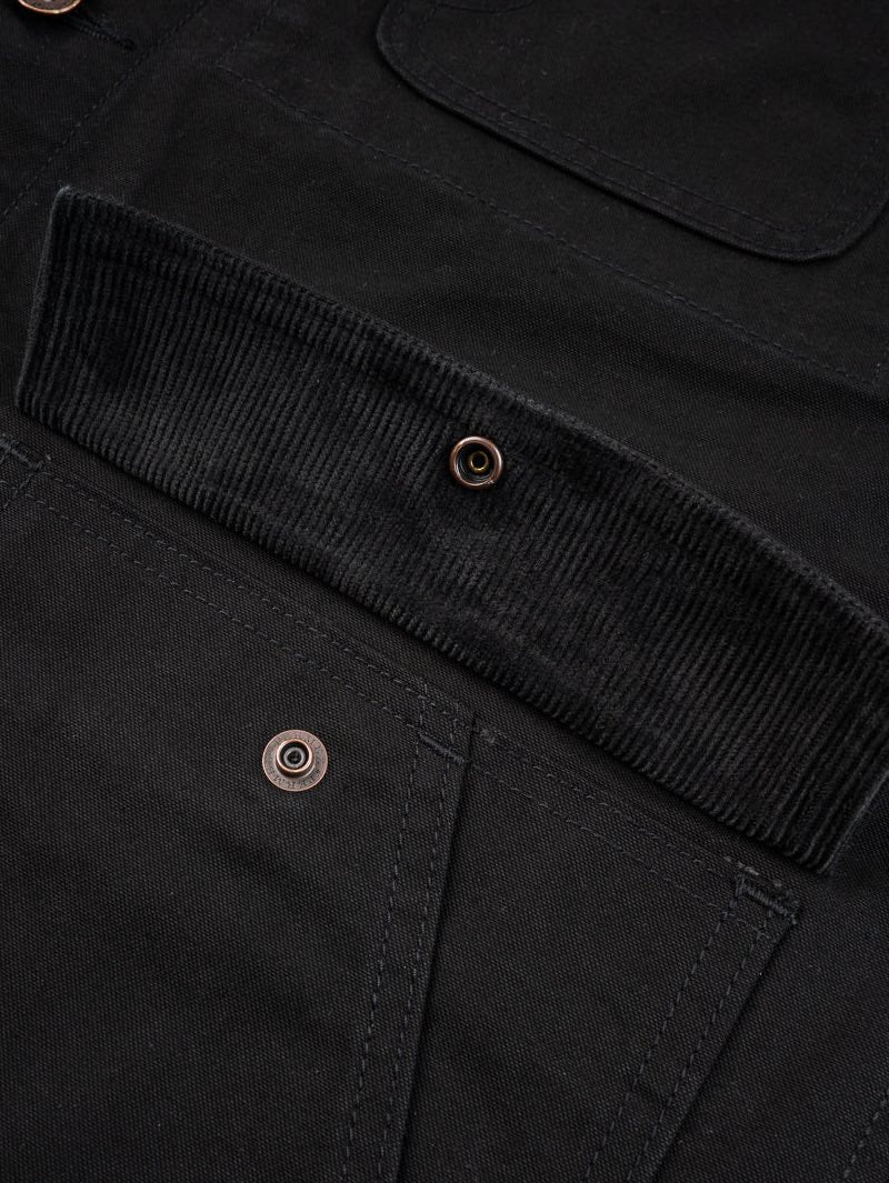 Iron Heart Denim Black IHJ-148-BRN 10oz Kurashikizome® Organic Cotton Duck Chore Jacket (Copy)