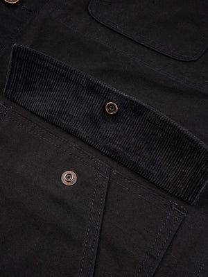 Iron Heart Denim Black IHJ-148-BRN 10oz Kurashikizome® Organic Cotton Duck Chore Jacket (Copy)