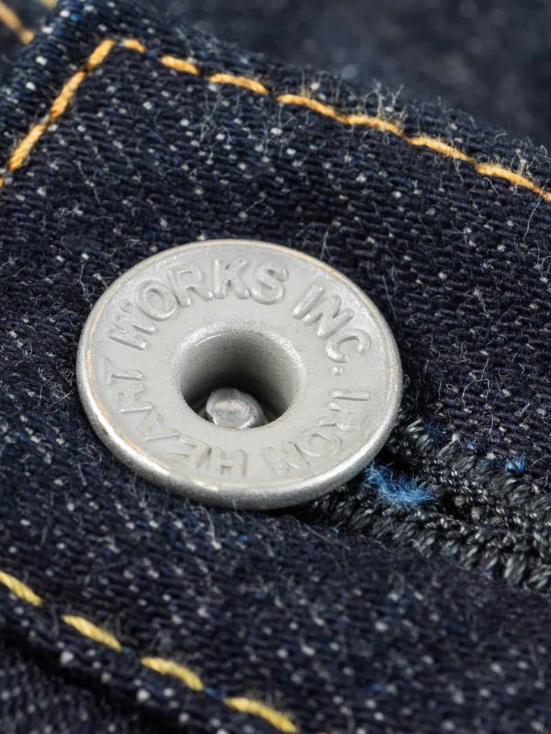 Iron Heart Denim IH-1955S-142 14oz Selvedge Denim "1955" Vintage Tapered Cut Jeans Indigo