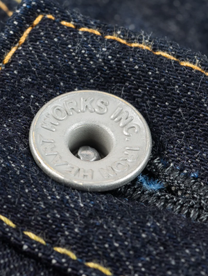 Iron Heart Denim IH-1955S-142 14oz Selvedge Denim "1955" Vintage Tapered Cut Jeans Indigo