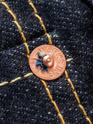 Iron Heart Denim IH-1955S-142 14oz Selvedge Denim "1955" Vintage Tapered Cut Jeans Indigo