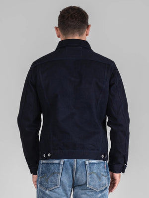 Iron Heart Denim IH-526J-142ib Indigo/Black 14oz Selvedge Denim Modified Type III Jacket