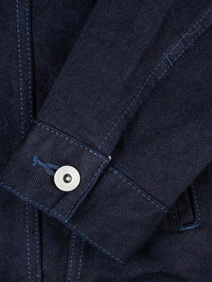 Iron Heart Denim IH-526J-142ib Indigo/Black 14oz Selvedge Denim Modified Type III Jacket