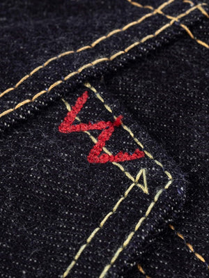 Iron Heart Denim IH-526L 19oz Left-Hand Twill Selvedge Denim Type III Jacket - Indigo