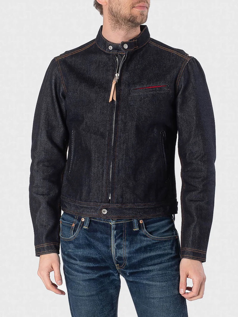 Iron Heart Denim IH-527J 21oz Denim Rider's Jacket - Indigo