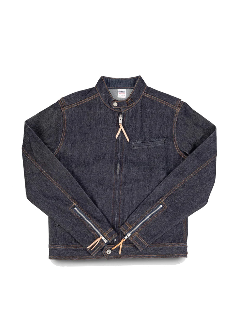 Iron Heart Denim IH-527J 21oz Denim Rider's Jacket - Indigo