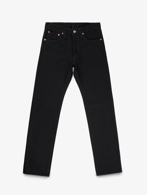 Iron Heart Denim IH-634S-142bb 14oz Selvedge Denim Straight Cut Jeans Black/Black