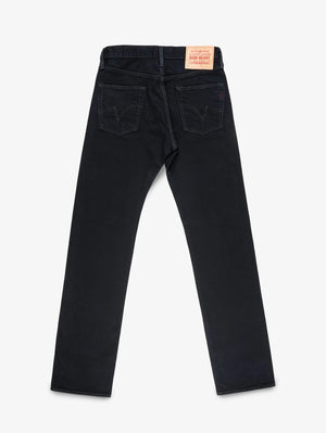 Iron Heart Denim IH-634S-142od Overdyed Black 14oz Selvedge Denim Straight Cut Jeans - Indigo