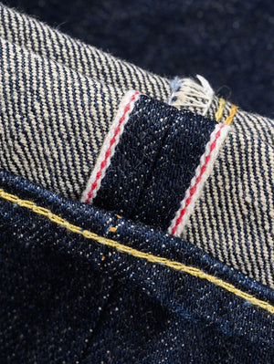 Iron Heart Denim IH-634S-18 18oz Vintage Selvedge Denim Straight Cut Jeans Indigo