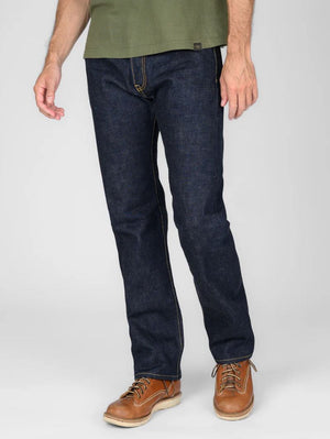 Iron Heart Denim IH-634S-18 18oz Vintage Selvedge Denim Straight Cut Jeans Indigo