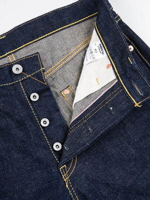 Iron Heart Denim IH-634S-18 18oz Vintage Selvedge Denim Straight Cut Jeans Indigo