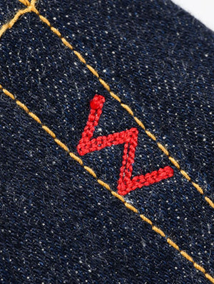 Iron Heart Denim IH-634S-18 18oz Vintage Selvedge Denim Straight Cut Jeans Indigo