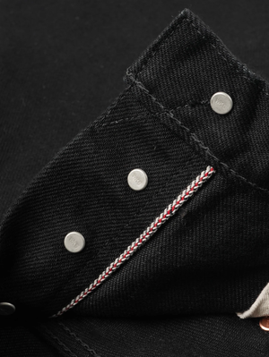 Iron Heart Denim IH-634S-SBG 21oz Super Black (Fade to Gray) Straight Cut