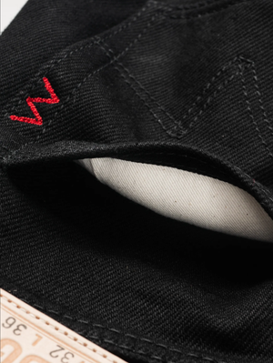 Iron Heart Denim IH-634S-SBG 21oz Super Black (Fade to Gray) Straight Cut