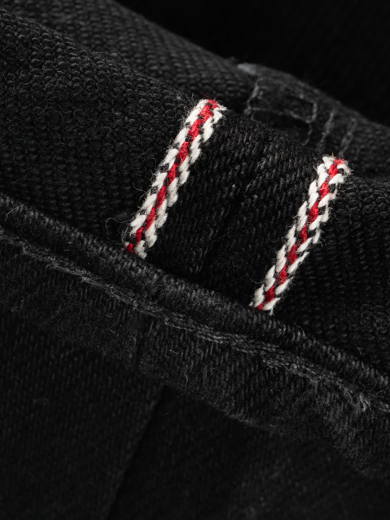 Iron Heart Denim IH-634S-SBG 21oz Super Black (Fade to Gray) Straight Cut