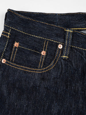 Iron Heart Denim IH-634S-SLB Indigo 16oz Slubby Selvedge Denim Straight Cut Jeans