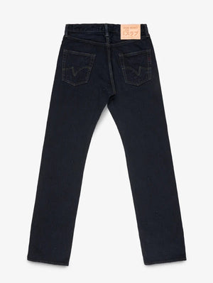 Iron Heart Denim IH-634S-SLBod 16oz Slubby Selvedge Denim Straight Cut Jeans Indigo Overdyed Black