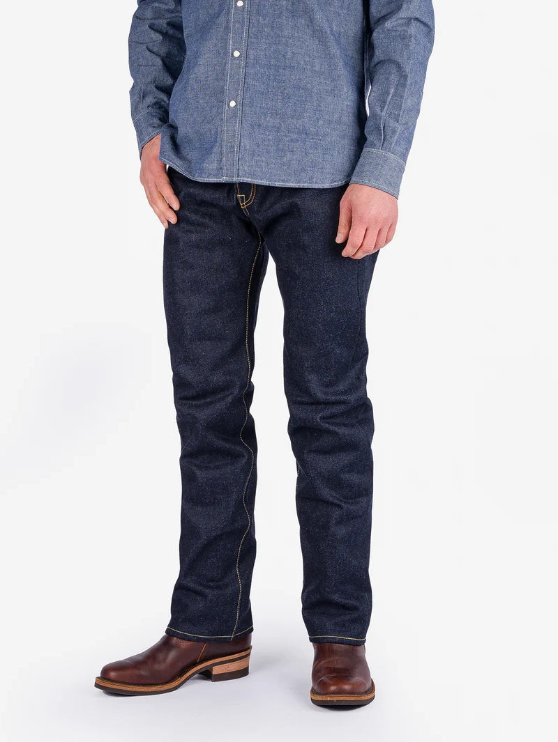 Iron Heart Denim IH-634S-UHR 21/23oz Raw Selvedge Denim Straight Cut Jeans - Indigo