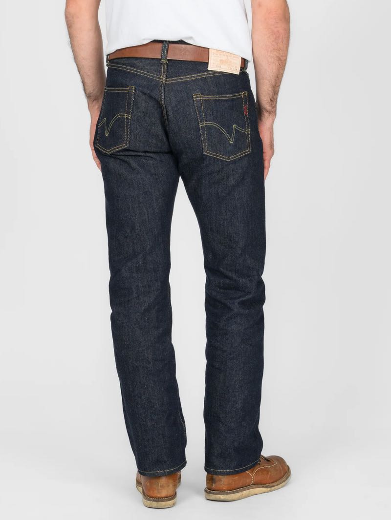 Iron Heart Denim IH-634S 21oz Selvedge Denim Straight Cut Jeans Indigo