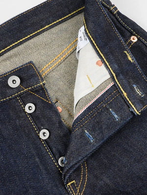 Iron Heart Denim IH-666S-21  21oz Selvedge Indigo Denim Slim Straight Cut Jeans