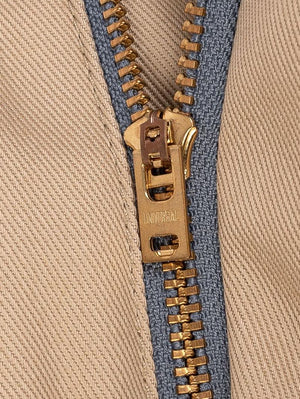 Iron Heart Denim IH-717-KHA Khaki 9oz Mercerised Selvedge Cotton Straight Cut Chinos