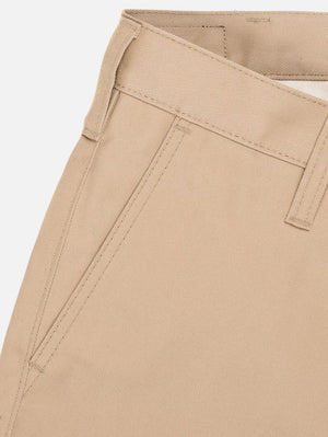 Iron Heart Denim IH-717-KHA Khaki 9oz Mercerised Selvedge Cotton Straight Cut Chinos