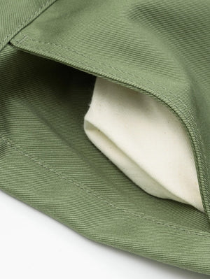 Iron Heart Denim IH-717-OLV 9oz Mercerised Selvedge Cotton Straight Cut Chinos Olive