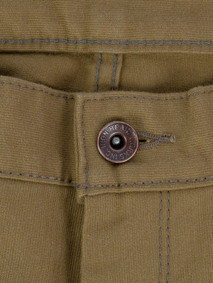 Iron Heart Denim IH-720-KHA Khaki 11oz Cotton Whipcord Work Pants