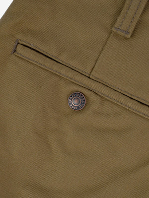 Iron Heart Denim IH-720-KHA Khaki 11oz Cotton Whipcord Work Pants