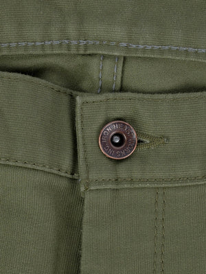 Iron Heart Denim IH-720-OLV Olive 11oz Cotton Whipcord Work Pants