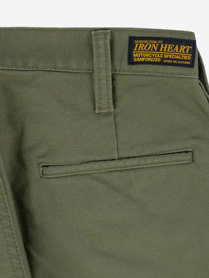 Iron Heart Denim IH-720-OLV Olive 11oz Cotton Whipcord Work Pants