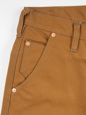 Iron Heart Denim IH-743-BRN 17oz Duck Cargo Pants - Brown