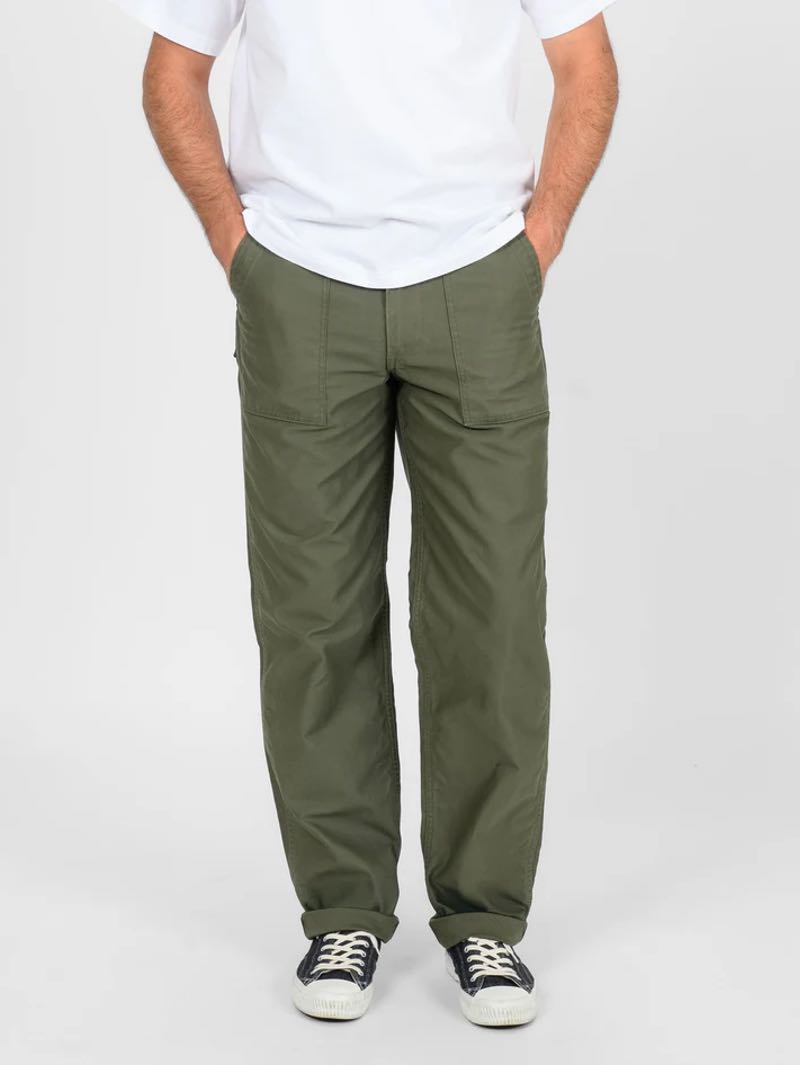 Iron Heart Denim IH-744-GRN Army Green 10oz Back Sateen Baker