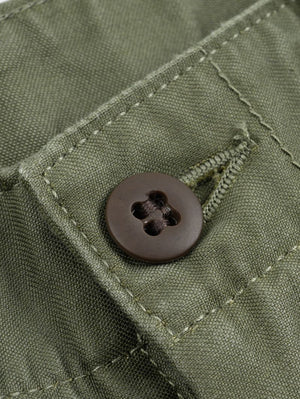 Iron Heart Denim IH-744-GRN Army Green 10oz Back Sateen Baker Pants