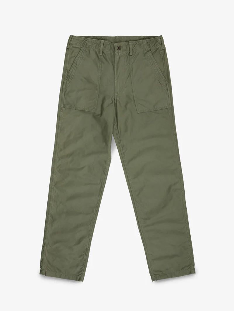Iron Heart Denim IH-744-GRN Army Green 10oz Back Sateen Baker Pants