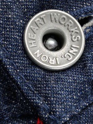 Iron Heart Denim IH-832-IND Indigo 10oz Neppy Denim Painter’s Pants
