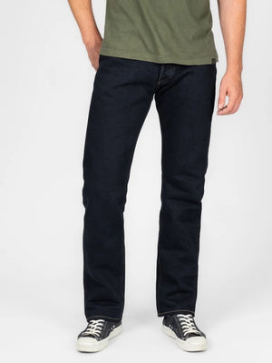 Iron Heart Denim IH-888S-21od 21oz Selvedge Denim Medium/High Rise Tapered Cut Jeans Indigo Overdyed Black