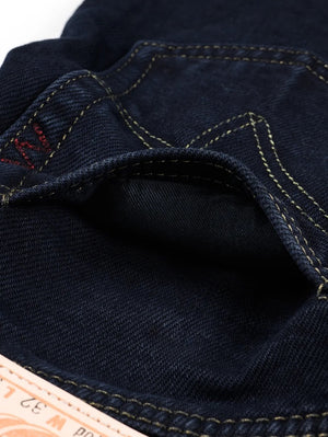 Iron Heart Denim IH-888S-21od 21oz Selvedge Denim Medium/High Rise Tapered Cut Jeans Indigo Overdyed Black