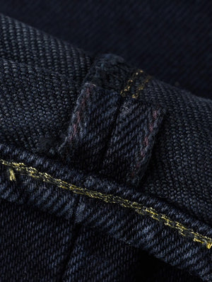 Iron Heart Denim IH-888S-21od 21oz Selvedge Denim Medium/High Rise Tapered Cut Jeans Indigo Overdyed Black