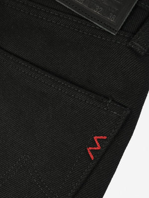 Iron Heart Denim IH-888S-SB 21oz Selvedge Denim Medium/High Rise Tapered Superblack Non-Fade