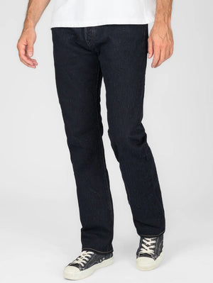 Iron Heart Denim IH-888S-SLBod 16oz Slubby Selvedge Denim Relaxed Tapered Cut Jeans Indigo Overdyed Black