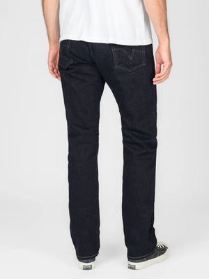 Iron Heart Denim IH-888S-SLBod 16oz Slubby Selvedge Denim Relaxed Tapered Cut Jeans Indigo Overdyed Black