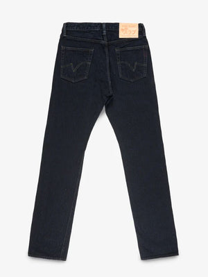 Iron Heart Denim IH-888S-SLBod 16oz Slubby Selvedge Denim Relaxed Tapered Cut Jeans Indigo Overdyed Black