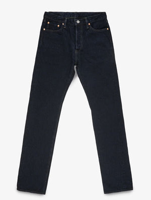 Iron Heart Denim IH-888S-SLBod 16oz Slubby Selvedge Denim Relaxed Tapered Cut Jeans Indigo Overdyed Black