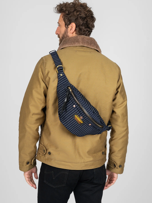 Iron Heart Denim IHE-37-INDW 12oz Wabash Waist Bag - Indigo